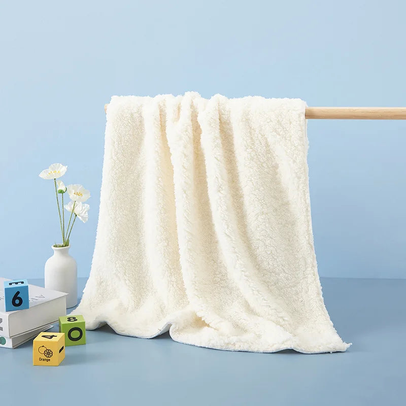 Couverture Bébé Polaire Double Épaisseur Hiver