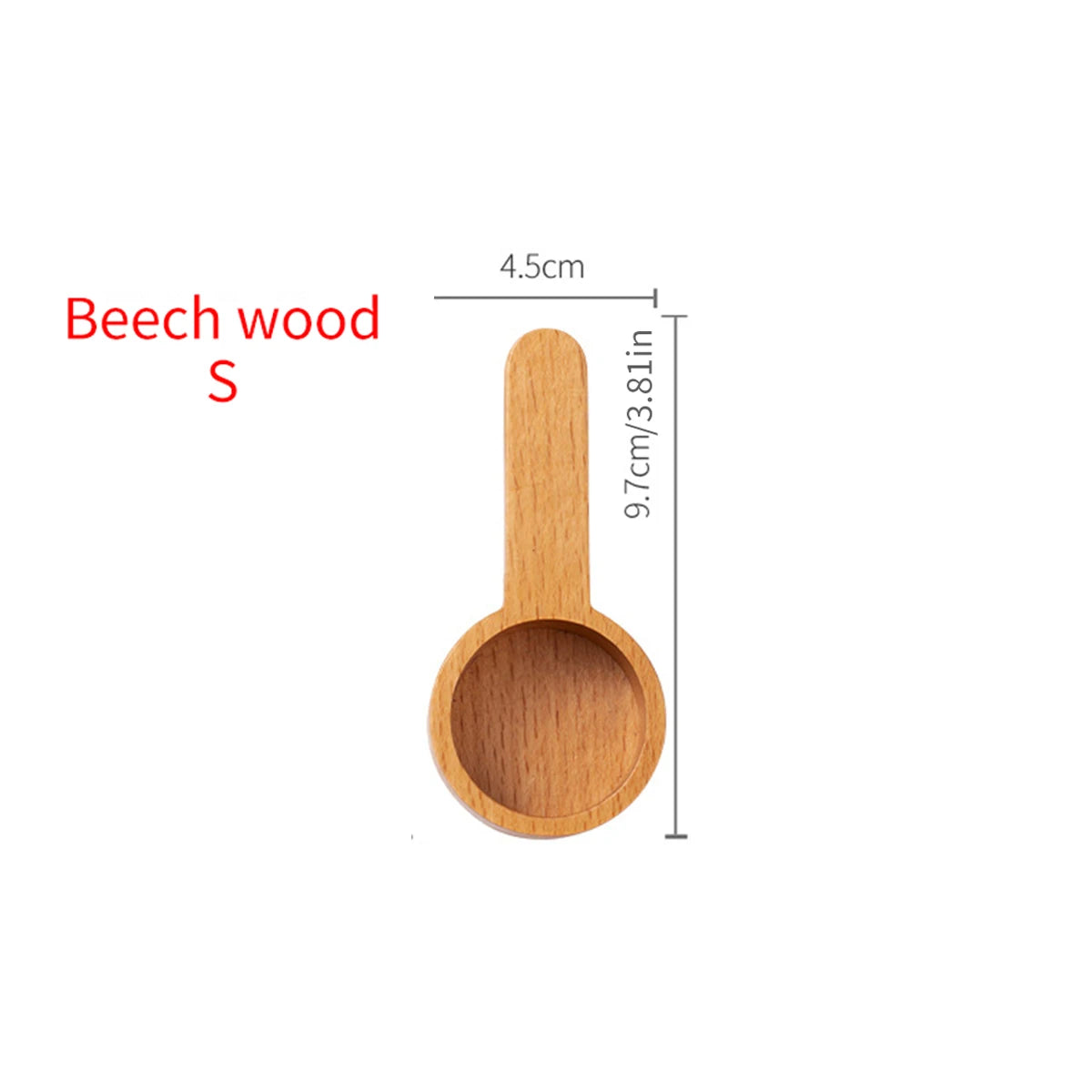 Cuillère Doseuse à Café en Bois de Noyer Massif