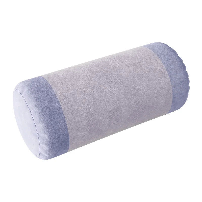 Coussin Cervical Cylindrique en Velours - Support Nuque