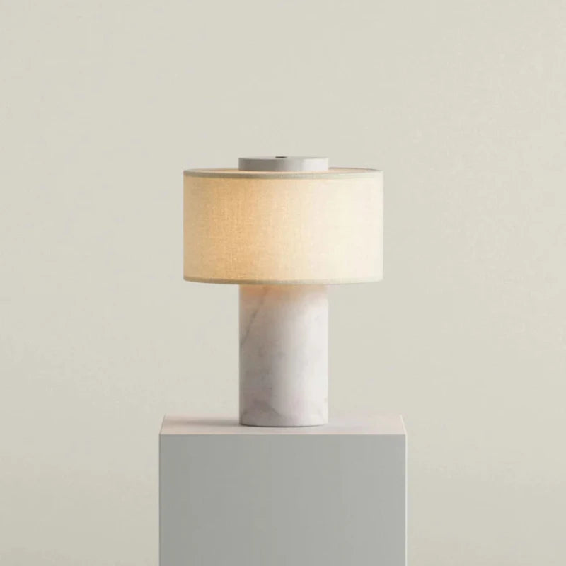Lampe de Table LED Rechargeable Effet Marbre Vintage Japonais