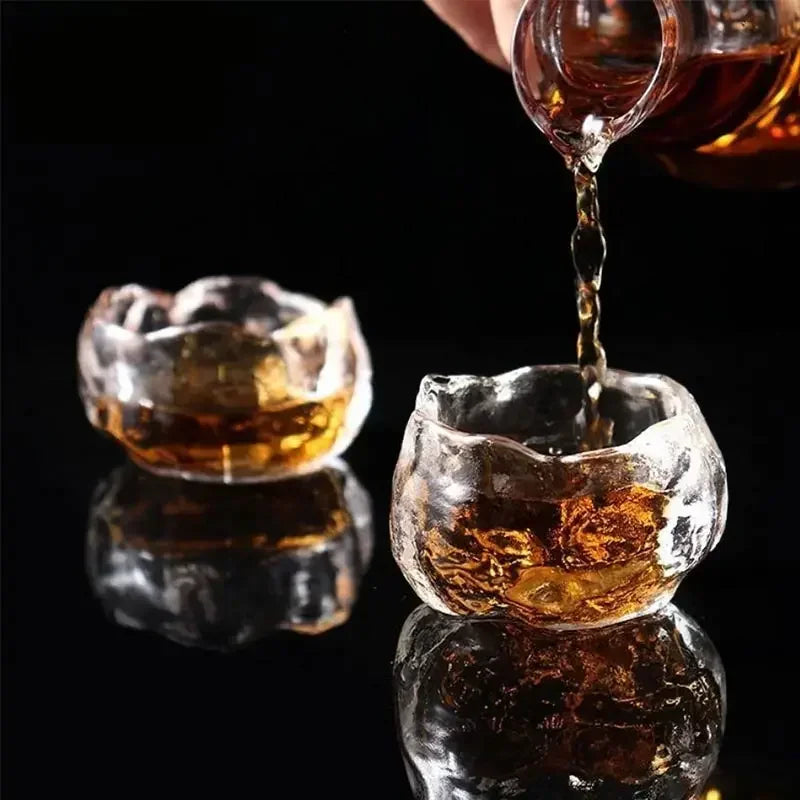 Tasse à Thé Verre Japonais Transparent Style Kung Fu