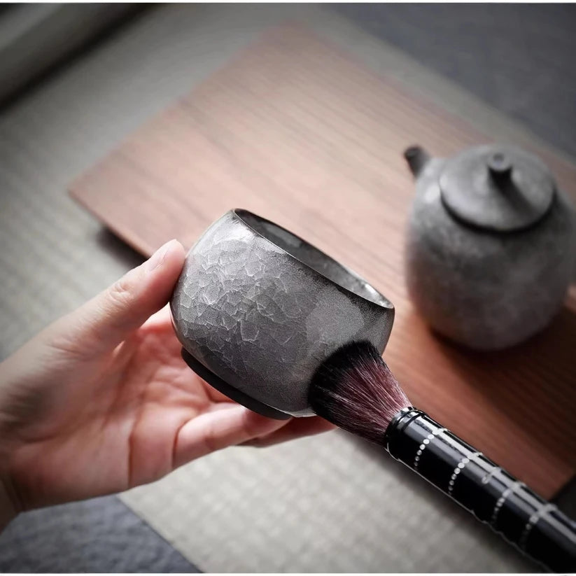 Tasse à Thé Chinoise en Céramique - Glaçure Craquelée