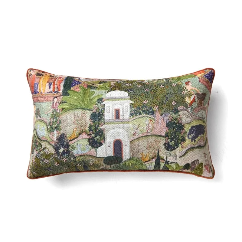 Housse de Coussin Lombaire Toscana - Charme Salon Italien