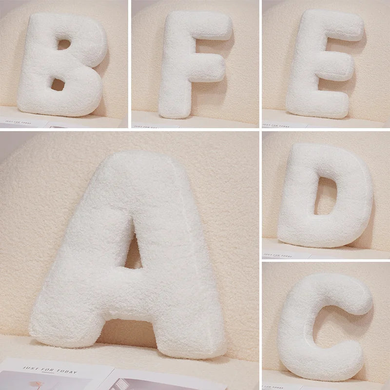 Coussin Lettres Alphabet Décoratif