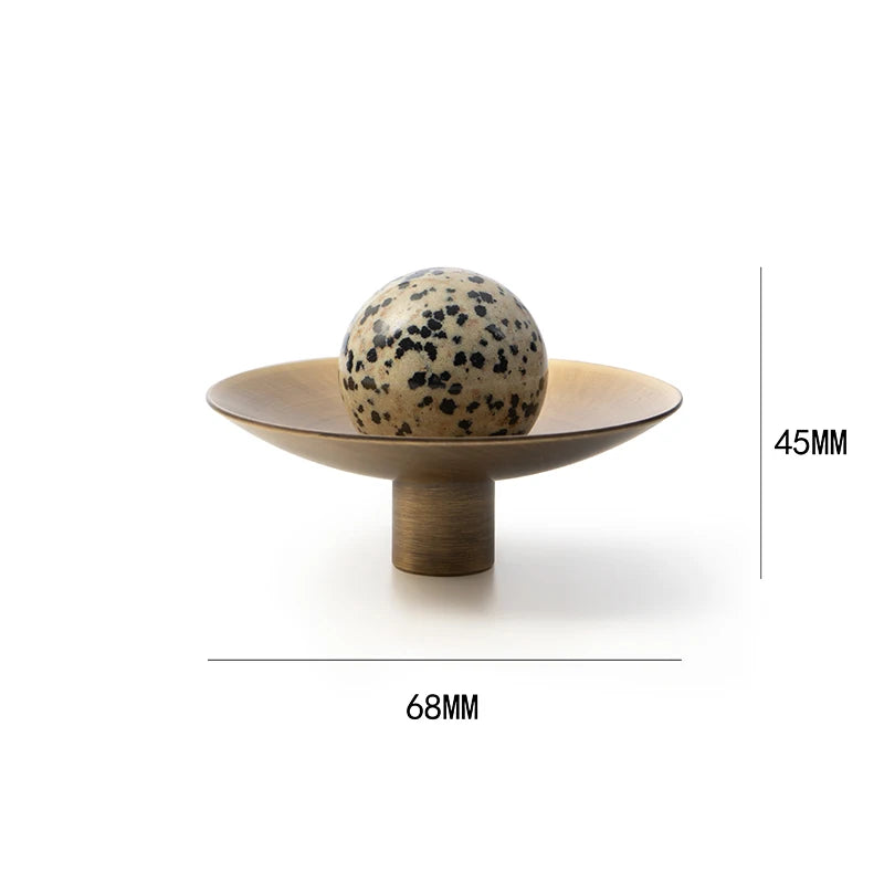Stone & Bronze Handle – Nordic Art Knob