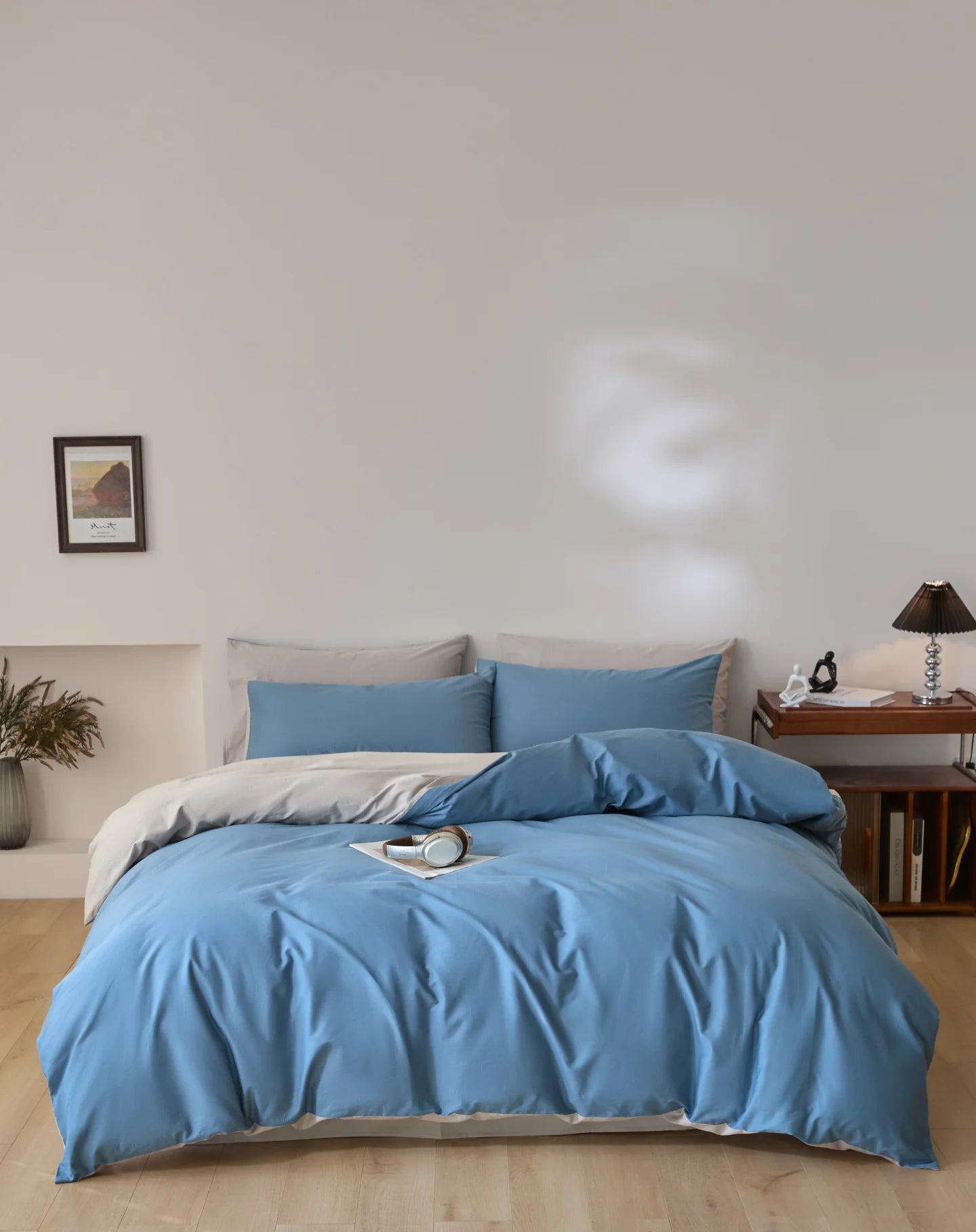 Parure de Lit en Coton Égyptien 3 Pièces