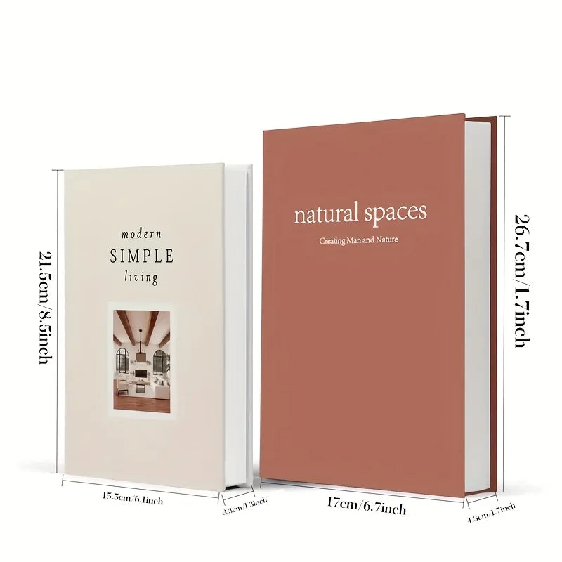 Decorative Faux Books – Bohemian Set of 2