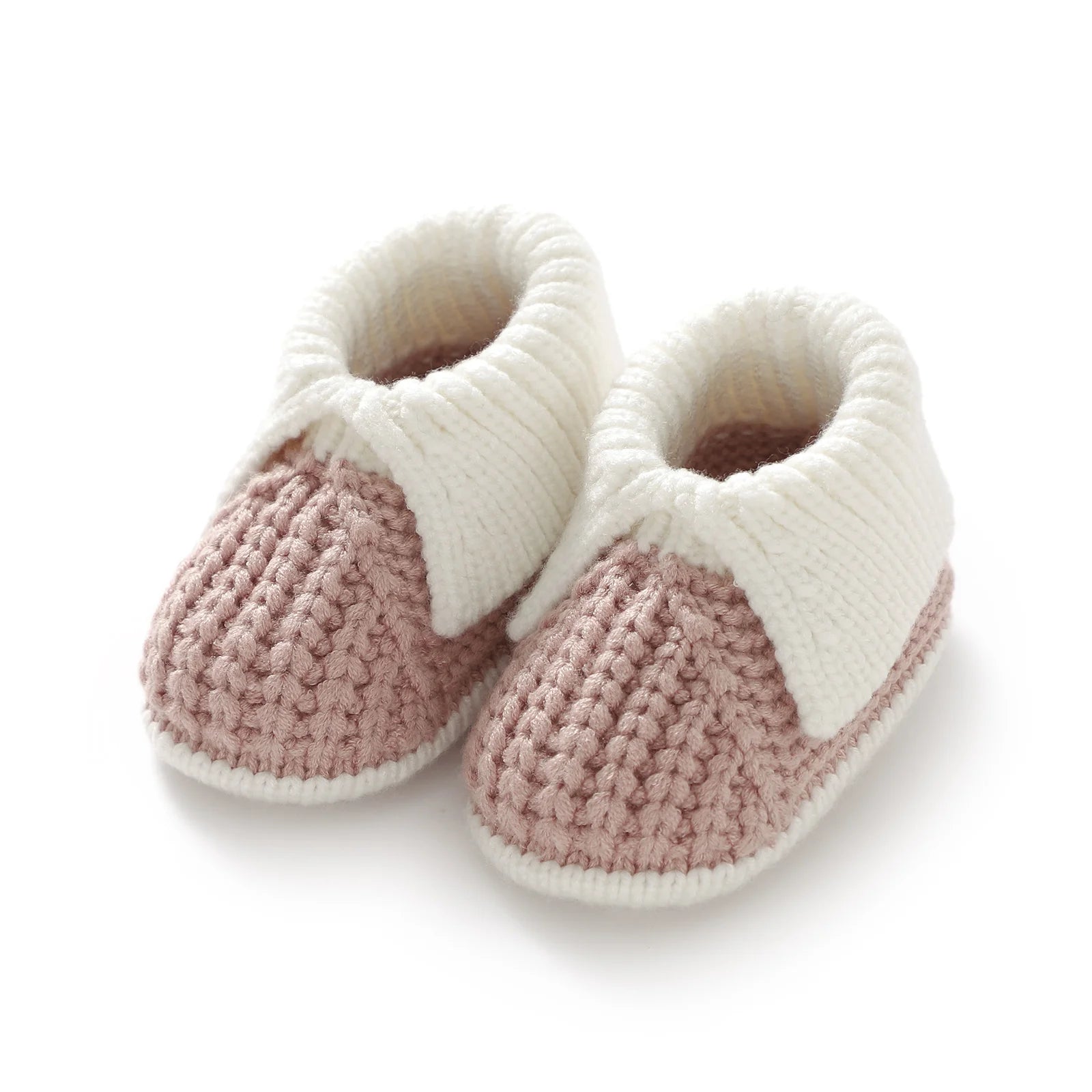 Bottines Bébé Tricotées Patchwork