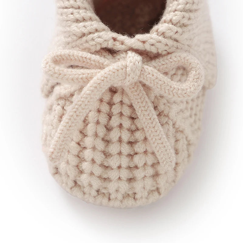 Chaussons Bébé Tricotés à Revers 0-18 Mois