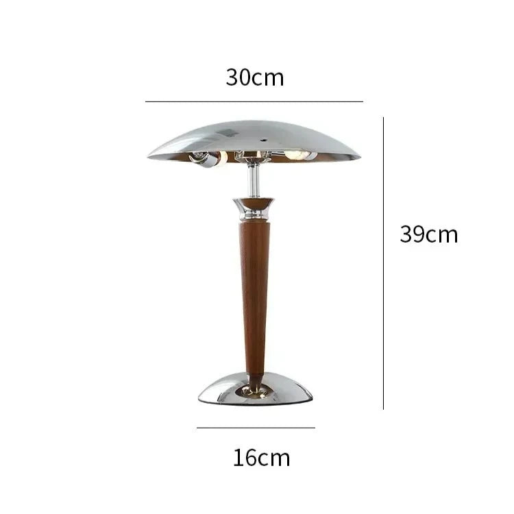 Lampe sur Pied Industrielle - Bois et Métal Vintage