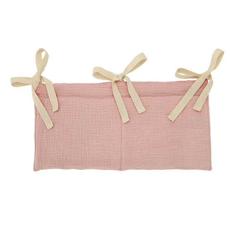Organisateur de Lit Bébé à Poches en Coton