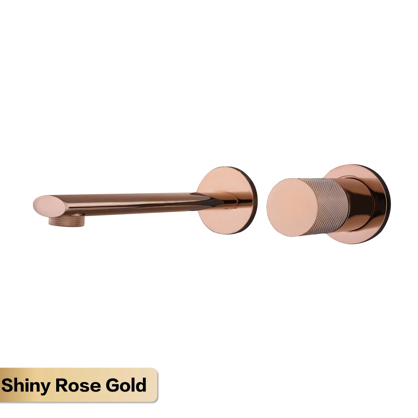 Robinet de Salle de Bain Encastré Or Rose Brossé