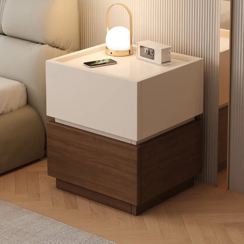 Table de Chevet Bois Minimaliste - Style Italien