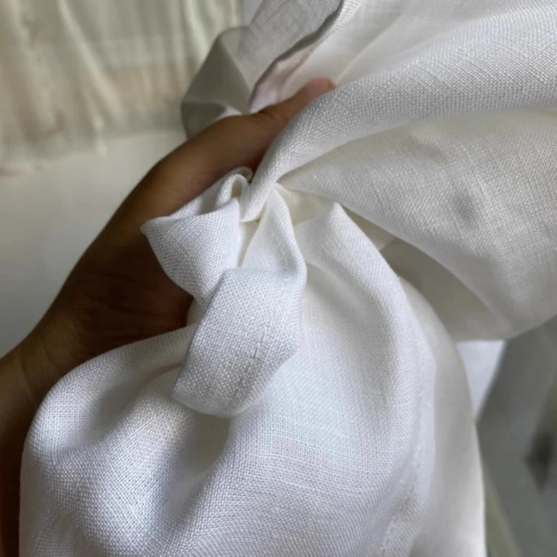 Housse de Coussin en Lin Naturel