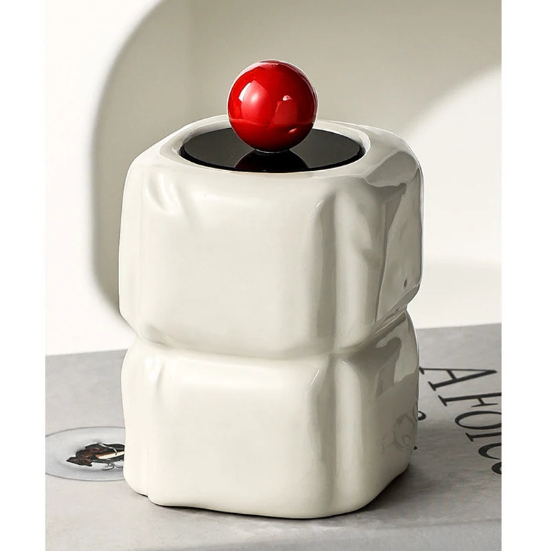 Teddy Bear Toothpick Box – Ceramic Storage Decor