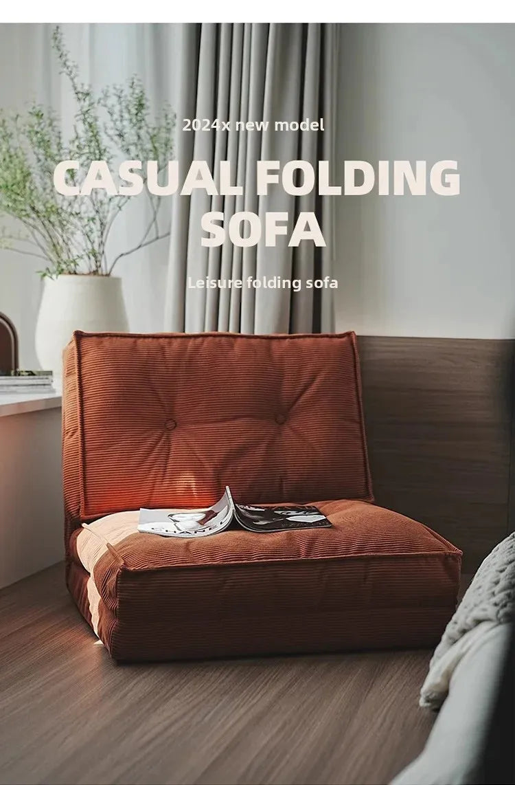 Canapé Paresseux Pliable 2-en-1 Style Tatami