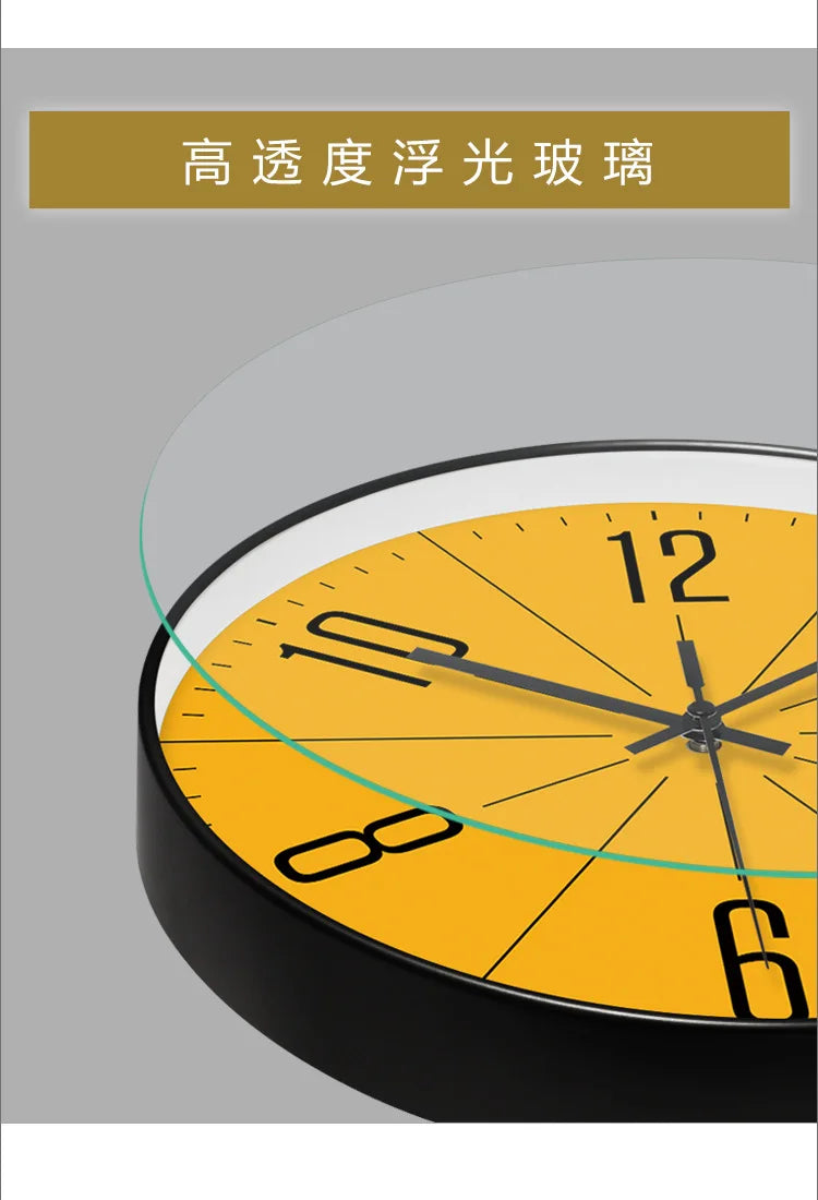 Horloge Murale Nordique Simple Silencieuse Moderne