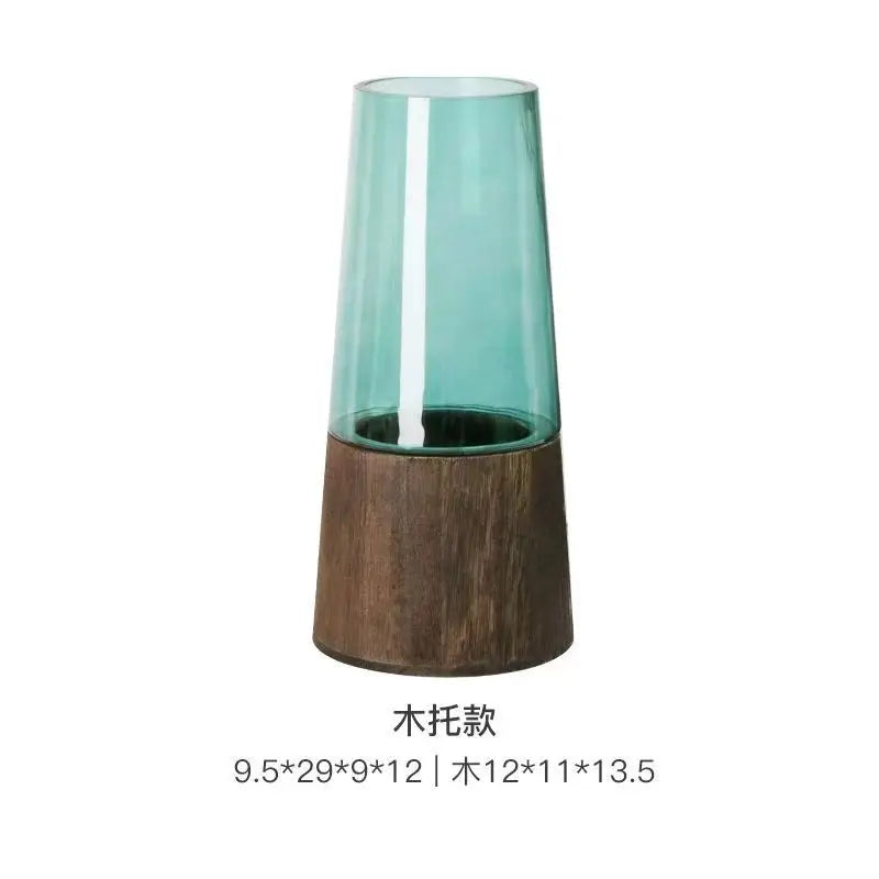Vase de Table en Verre Style Nordique Luxe Léger
