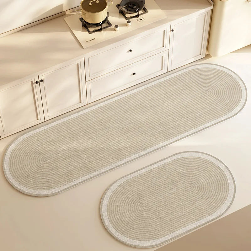 Tapis de Cuisine Long - Style Japonais Minimaliste