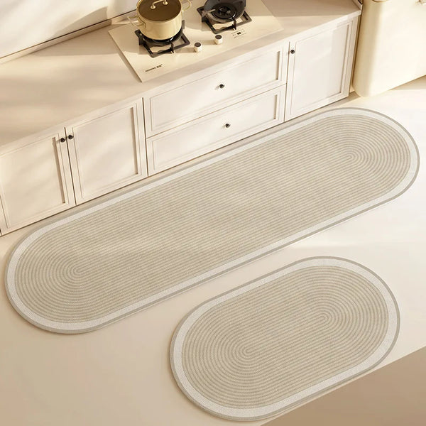 Tapis de Cuisine Long - Style Japonais Minimaliste