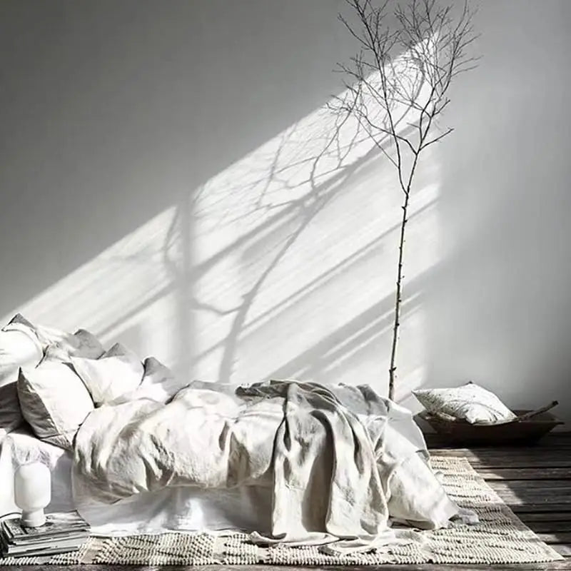 Drap Plat en Lin Pur Lavé - Respirant et Durable