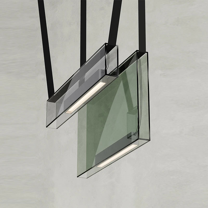 Suspension Bloc Acrylique Design Danois Minimaliste