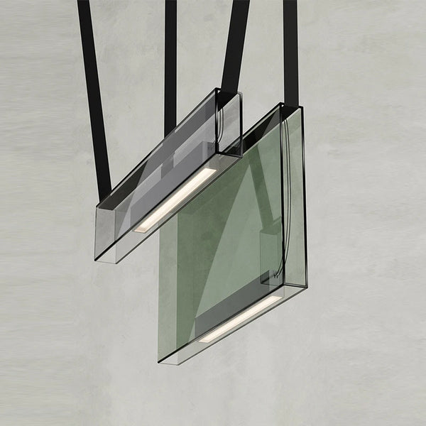 Suspension Bloc Acrylique Design Danois Minimaliste