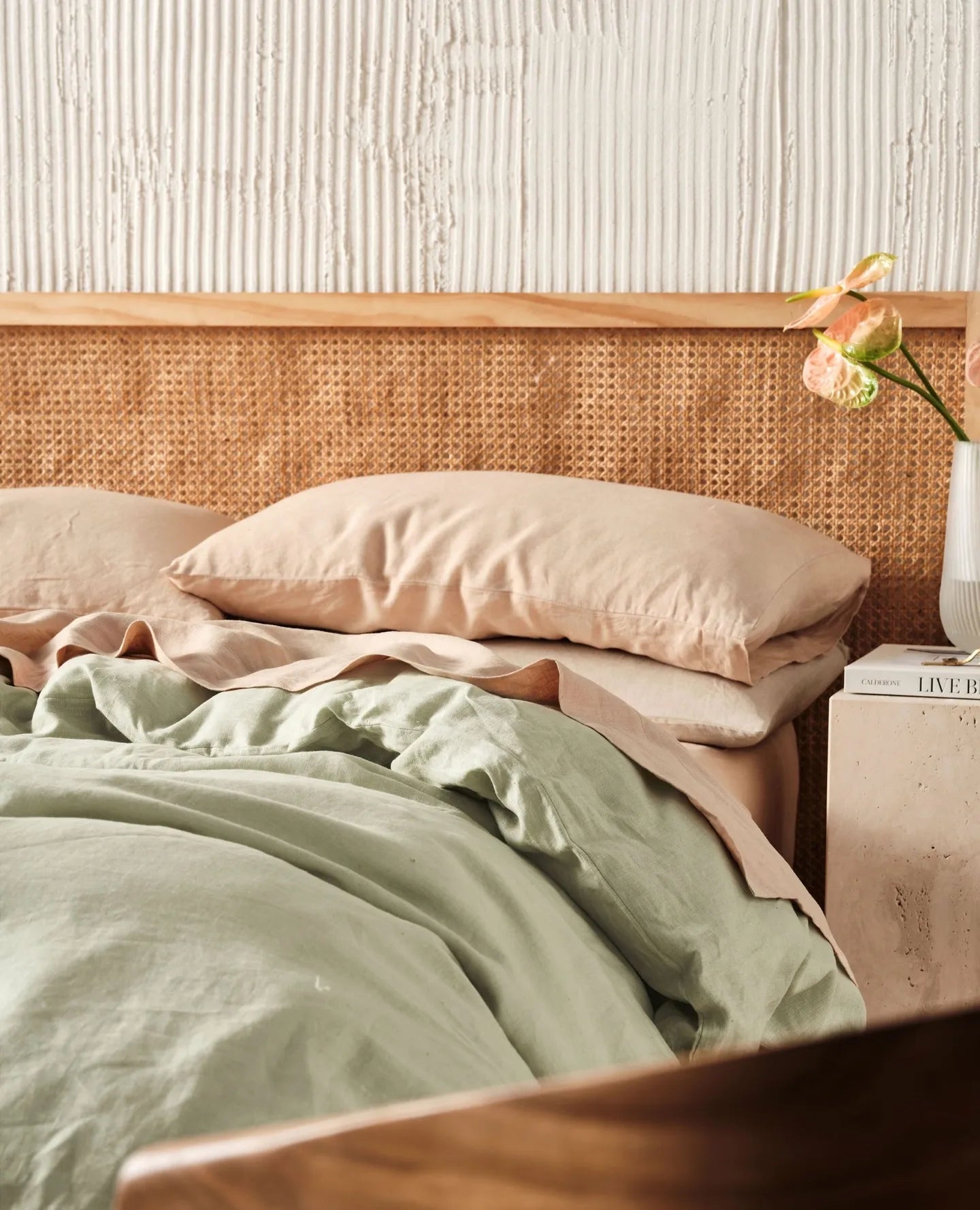 Housse de Coussin Lin Pur Format Enveloppe Coloris Uni