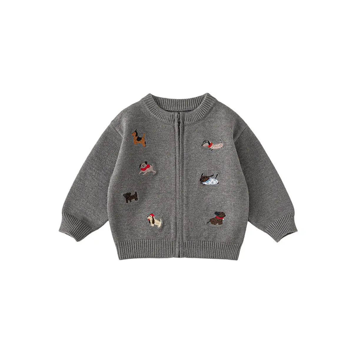 Cardigan Fille Tricoté Automne Manches Longues