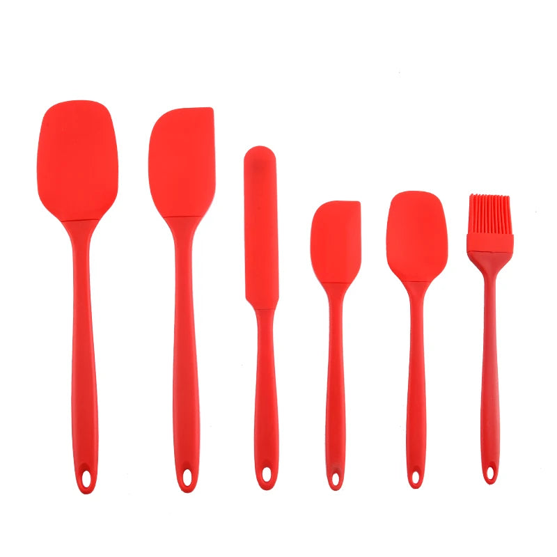Ensemble Ustensiles de Pâtisserie en Silicone 6 Pièces