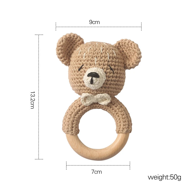 Hochet Ourson au Crochet pour Bébé