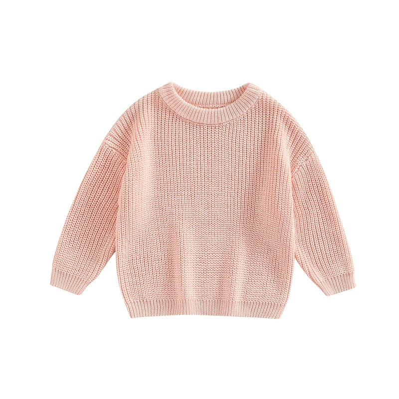 Pull Bébé Tricoté Manches Longues Automne