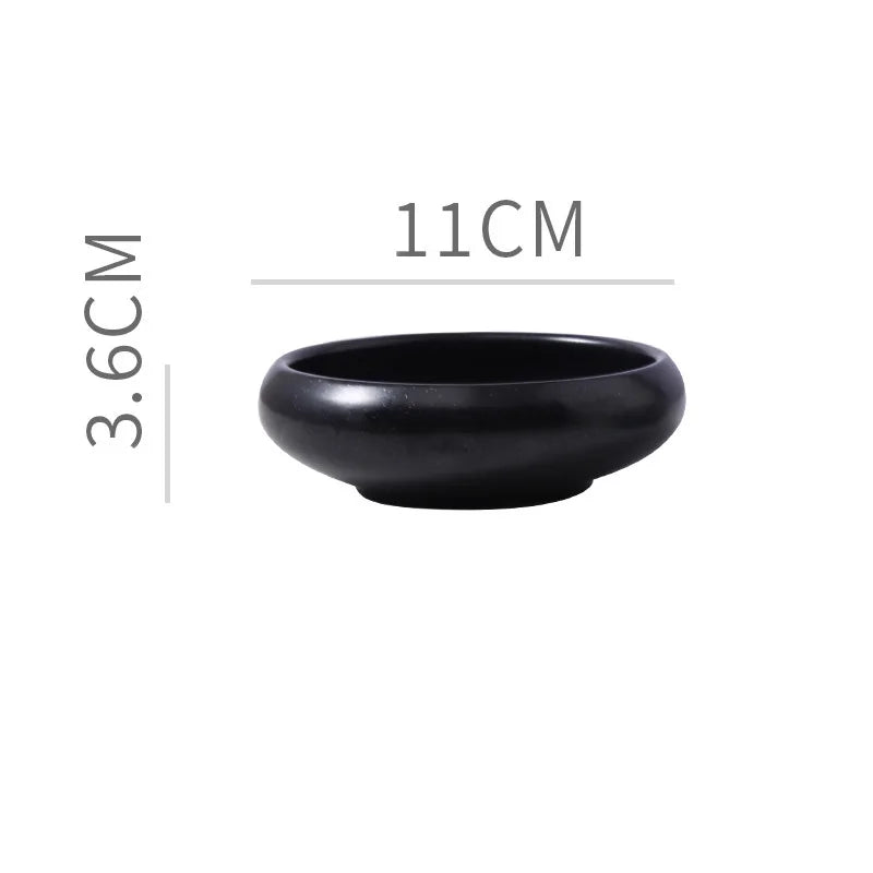 Ceramic Dip Bowl – Retro Condiment Dish