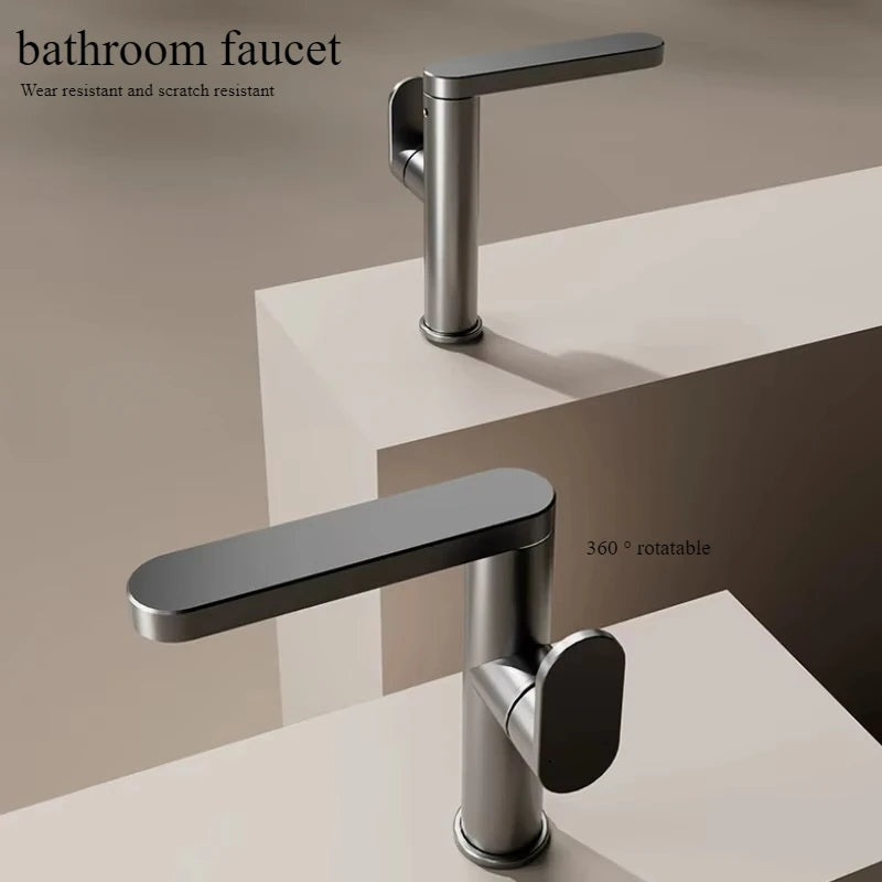 Robinet de Salle de Bain Rotatif 360° Aluminium