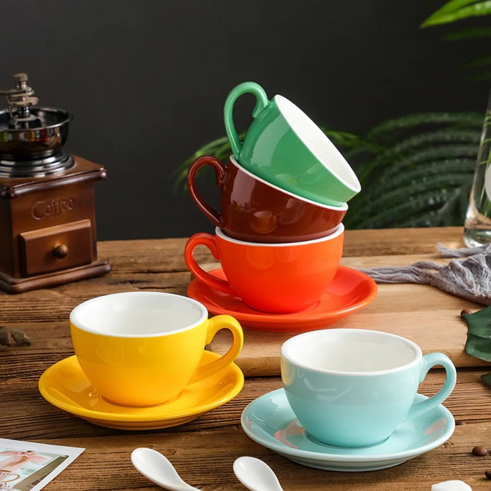 Tasse à Cappuccino Céramique avec Base 220ml