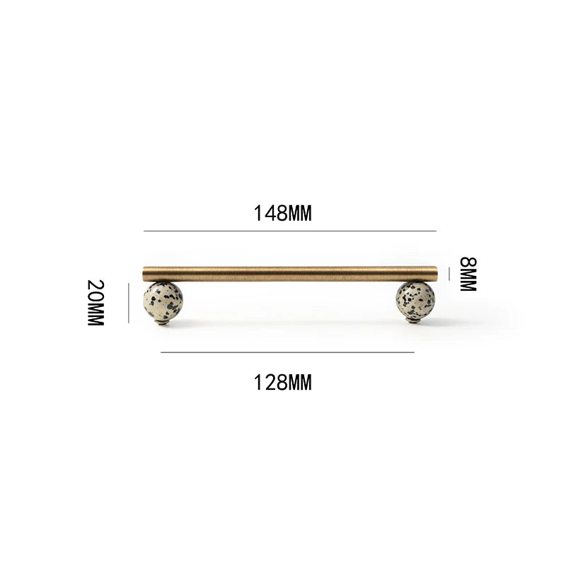 Stone & Bronze Handle – Nordic Art Knob