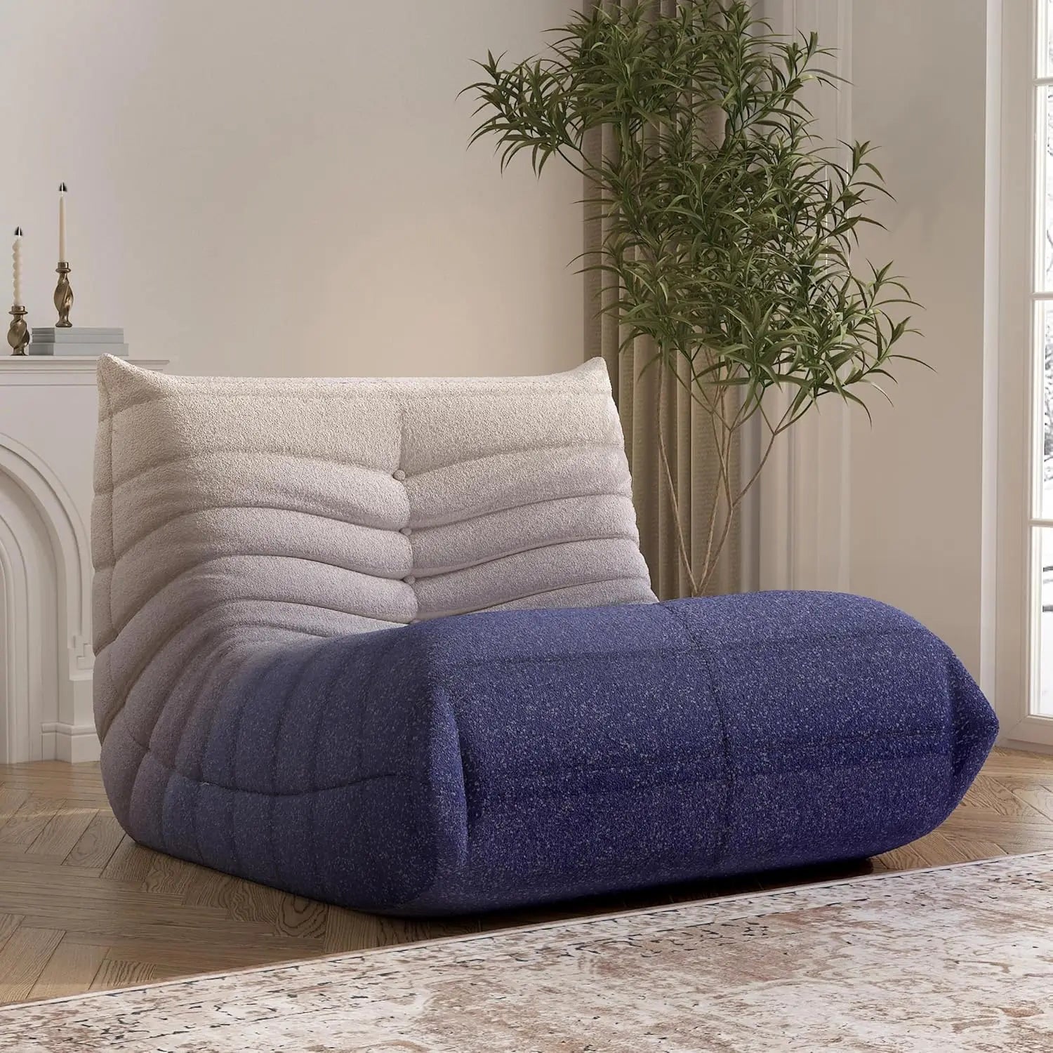 Fauteuil Paresseux Togo en Mousse à Mémoire de Forme