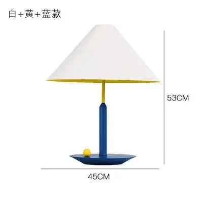 Lampe de Table Bambou Forme Chapeau Style Nordique