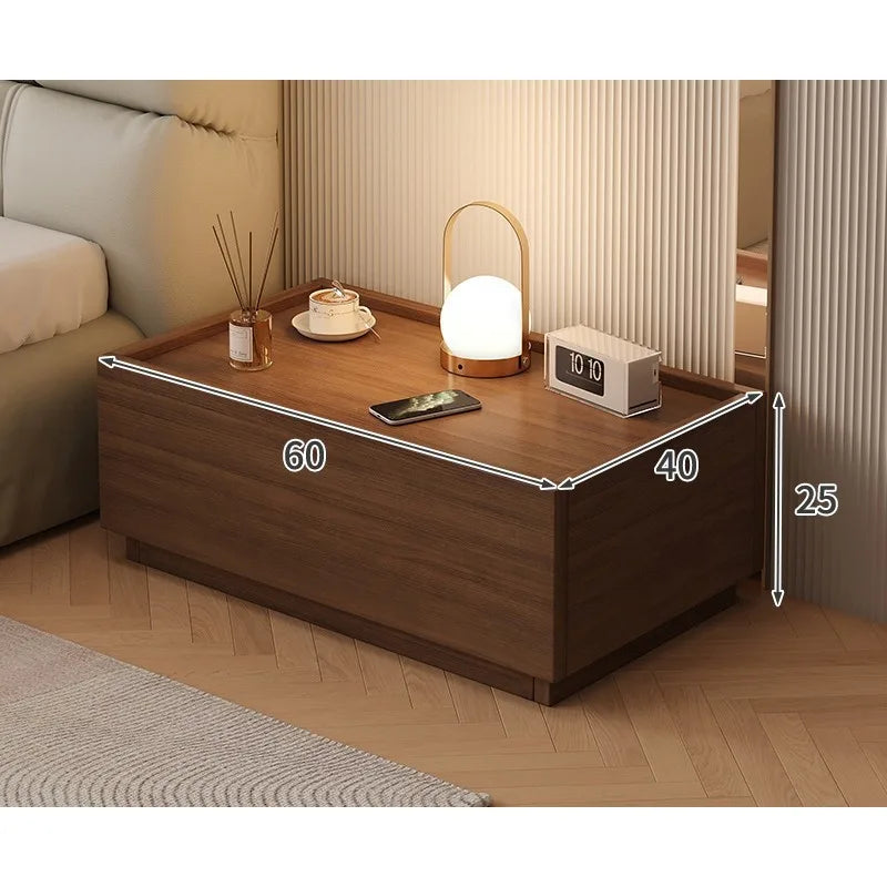 Table de Chevet Bois Minimaliste - Style Italien
