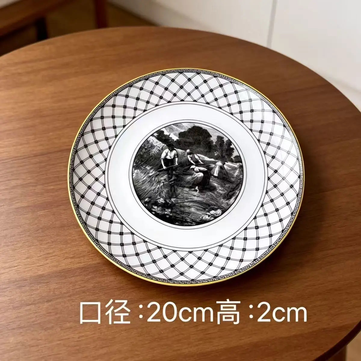 Service de Vaisselle en Porcelaine Complet