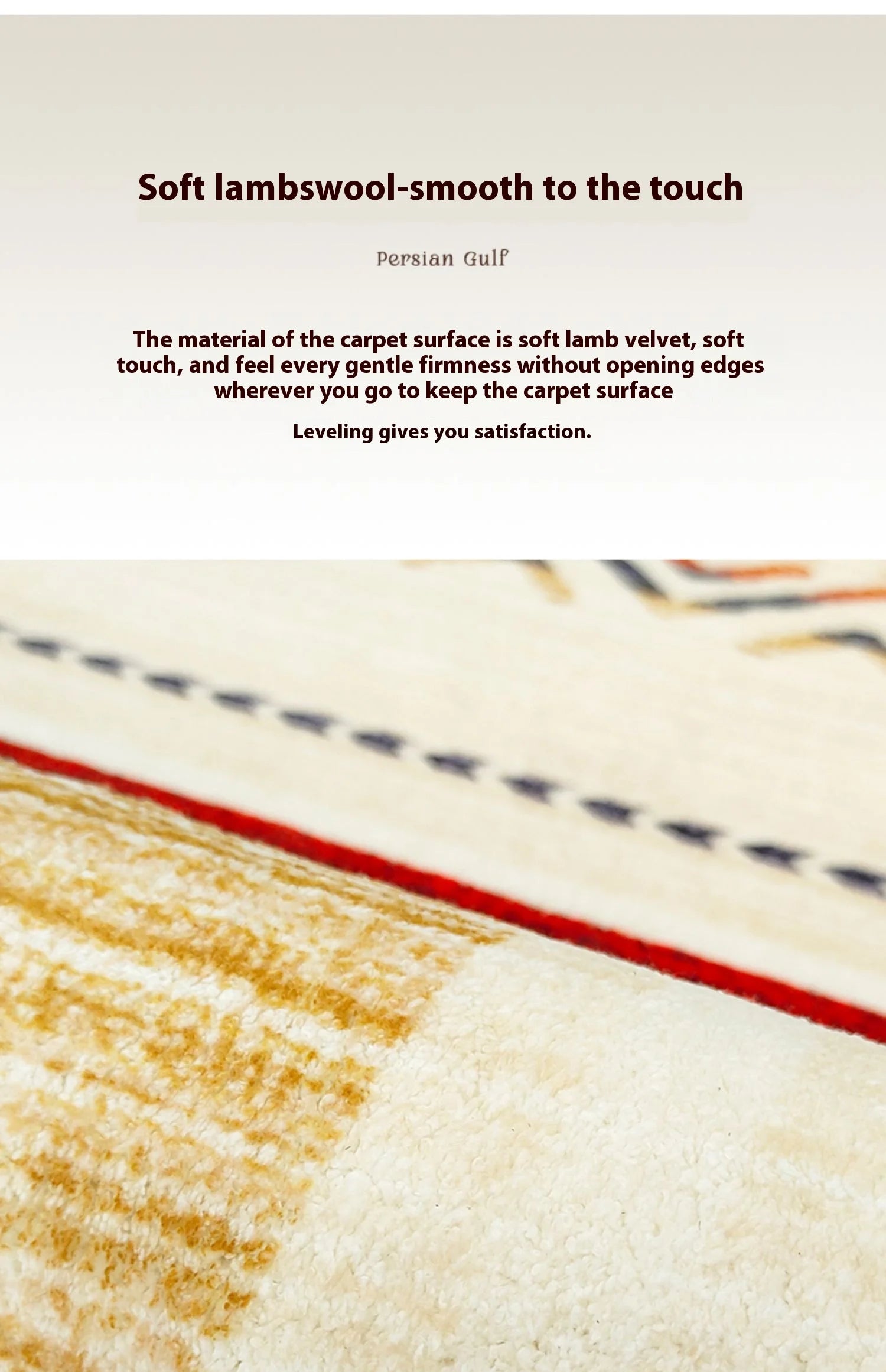 Tapis Chaud Rétro Antidérapant Lavable Salon