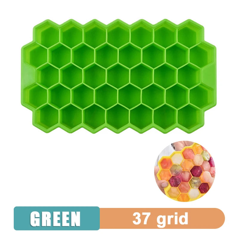 Grand Bac à Glaçons en Silicone Multi-Cavités