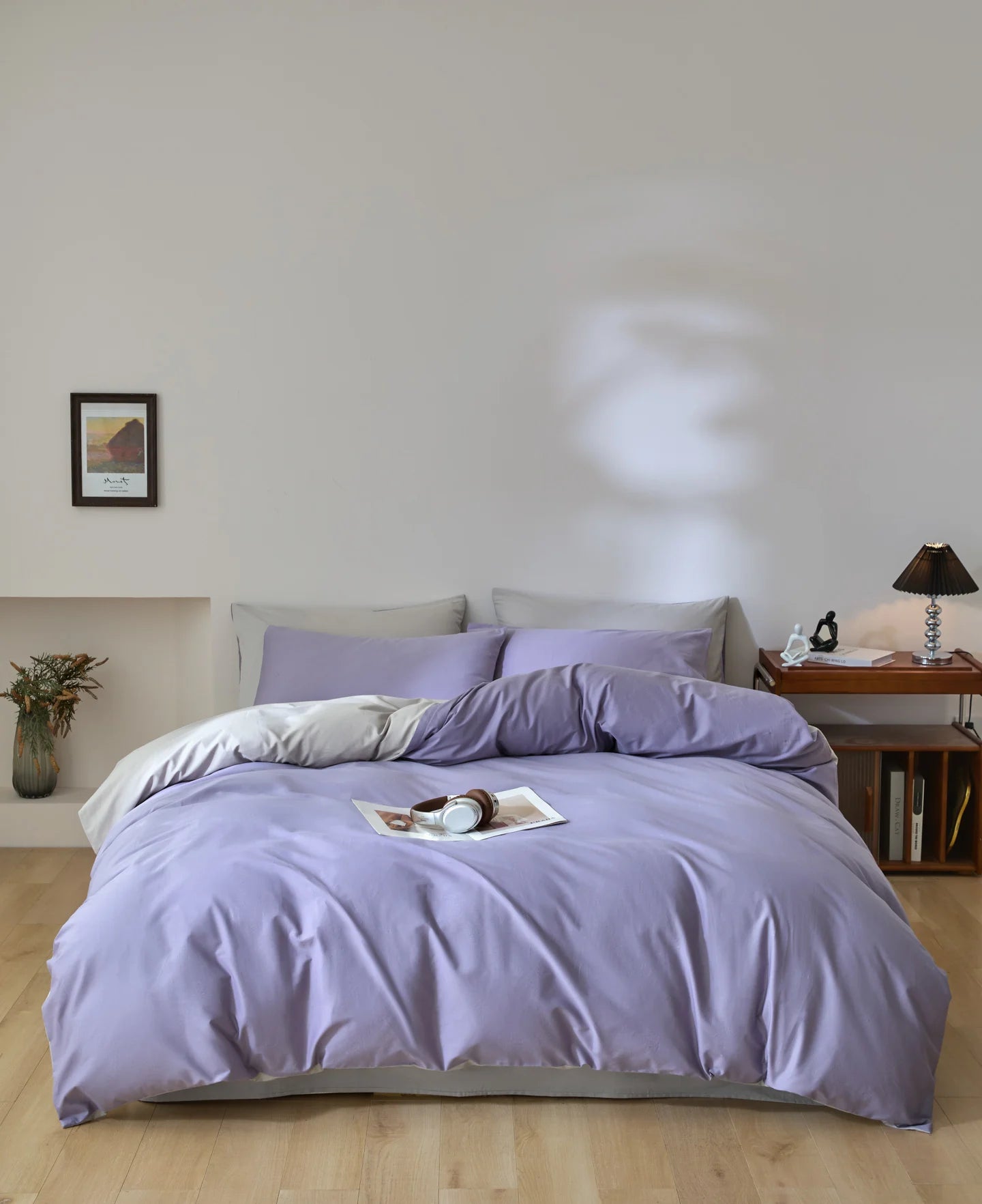 Parure de Lit en Coton Égyptien 3 Pièces