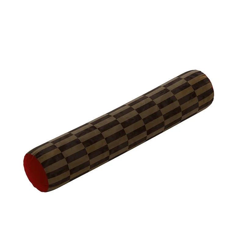 Traversin Cylindrique en Velours - Confort Longue Durée