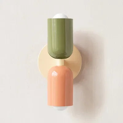 Applique Murale LED - Style Macaron Moderne