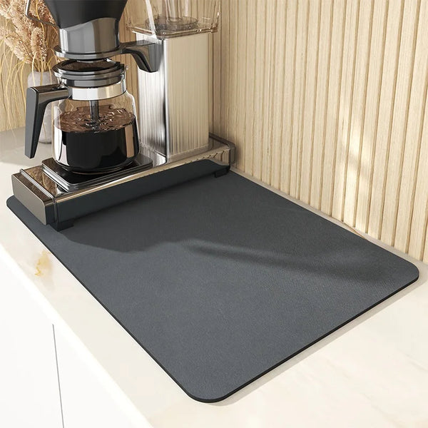 Tapis d'Égouttage Absorbant Antidérapant pour Cuisine