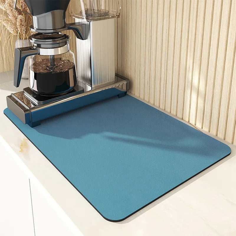 Tapis d'Égouttage Absorbant Antidérapant pour Cuisine