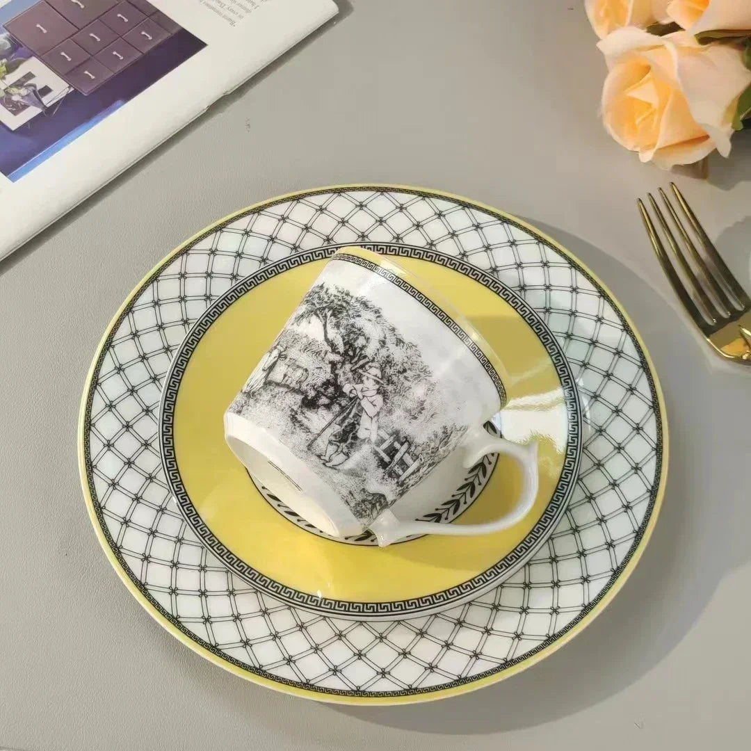 Service de Vaisselle en Porcelaine Complet
