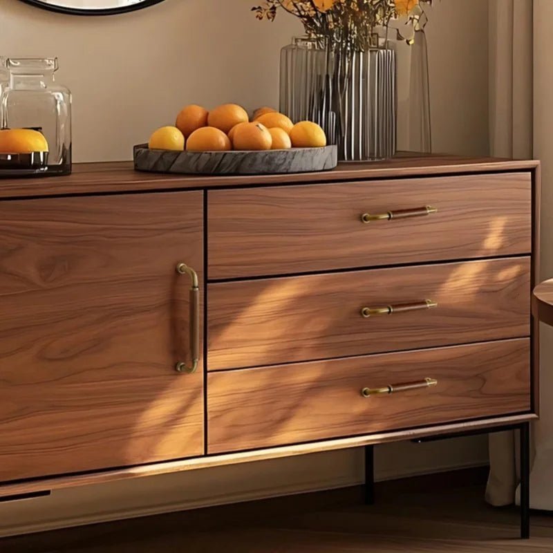 Poignées de Meuble Vintage - Alliage de Zinc et Bois