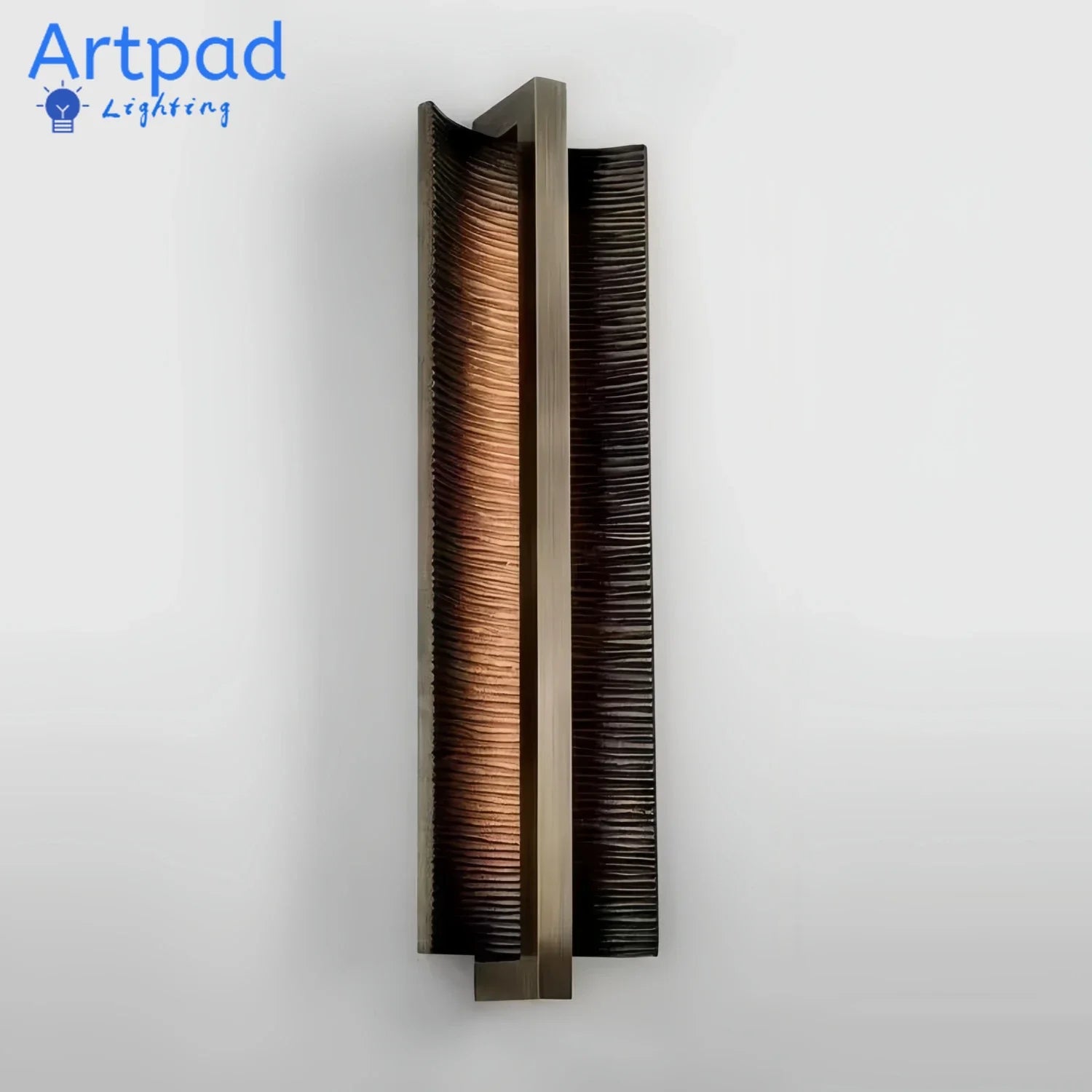 Ice-Cracked Bronze Wall Sconce – Art Decor Wall Lamp